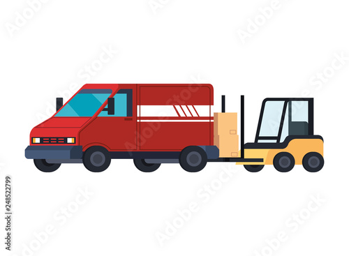 forklift and van delivery service