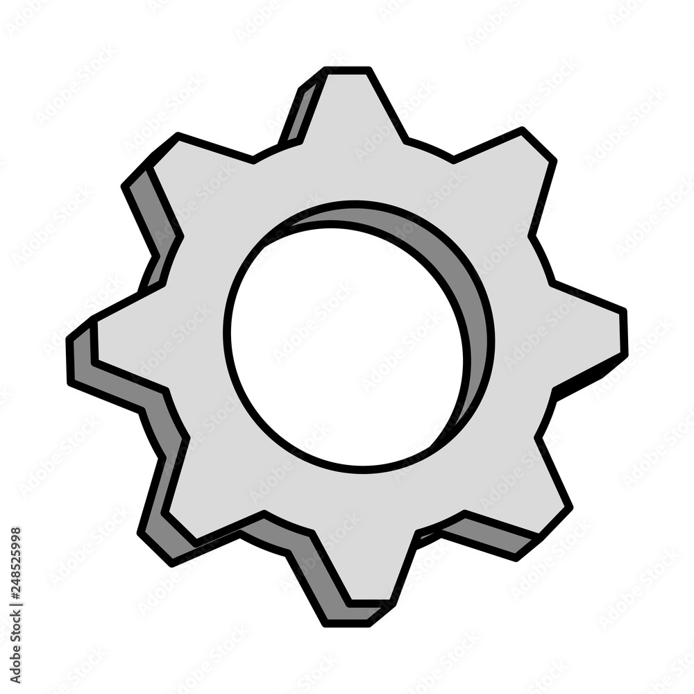 gear machinery isolated icon gear machinery isolated icon