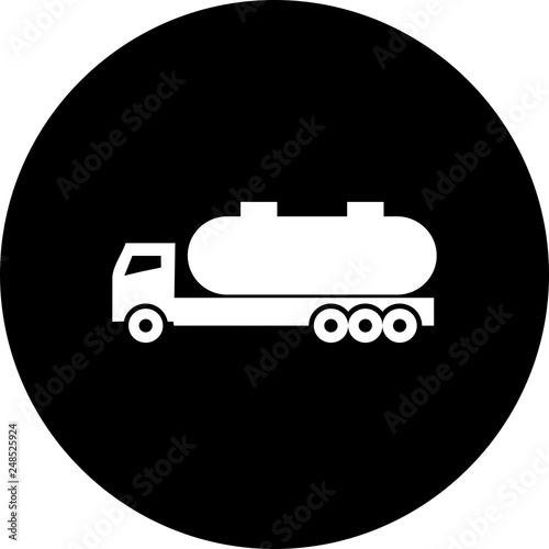 Vector tank truk icon photo