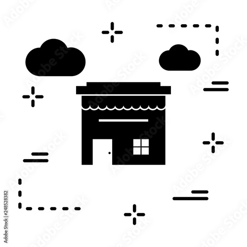 Vector shop icon