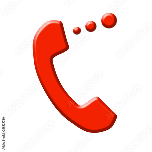 illustration of telephone icon