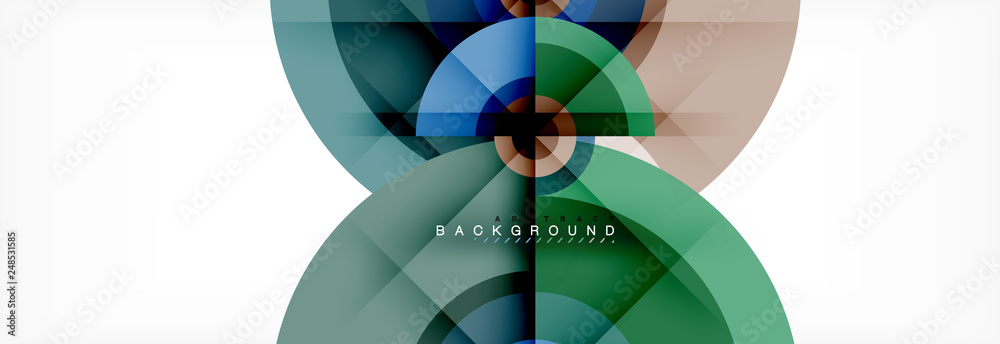 Geometric circle abstract background, creative geometric wallpaper. Geometric circle abstract background, creative geometric wallpaper.