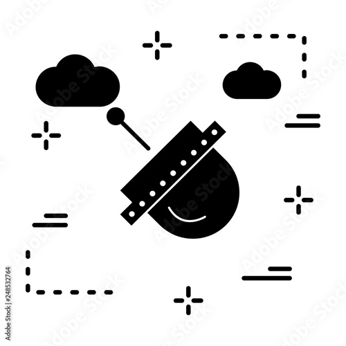  Vector antena icon