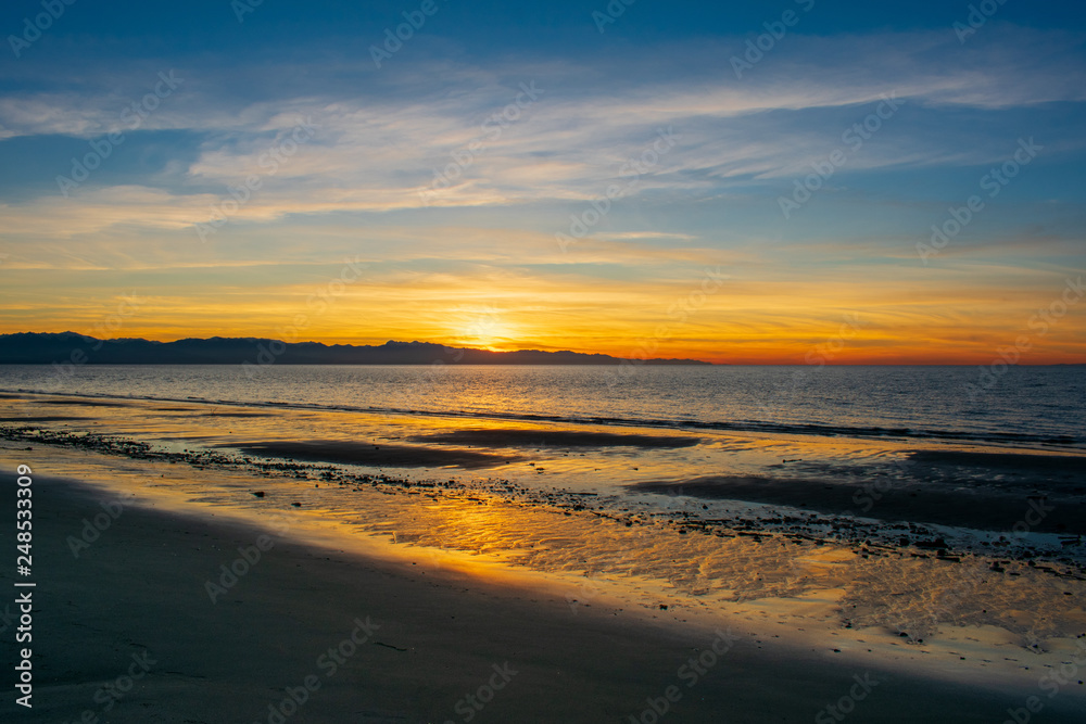 Obraz premium Whidbey Island Sunset