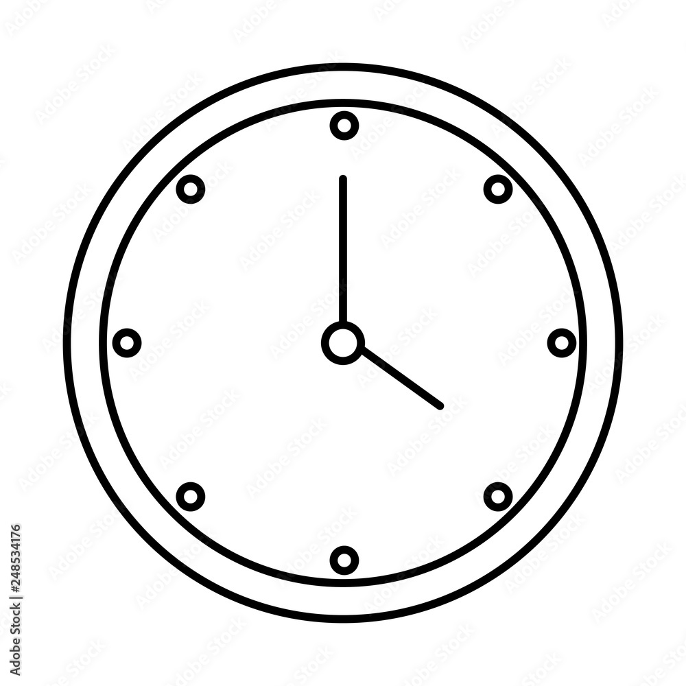 time clock isolated icon time clock isolated icon