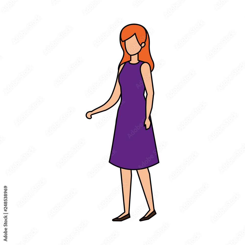 beautiful and young woman character beautiful and young woman character