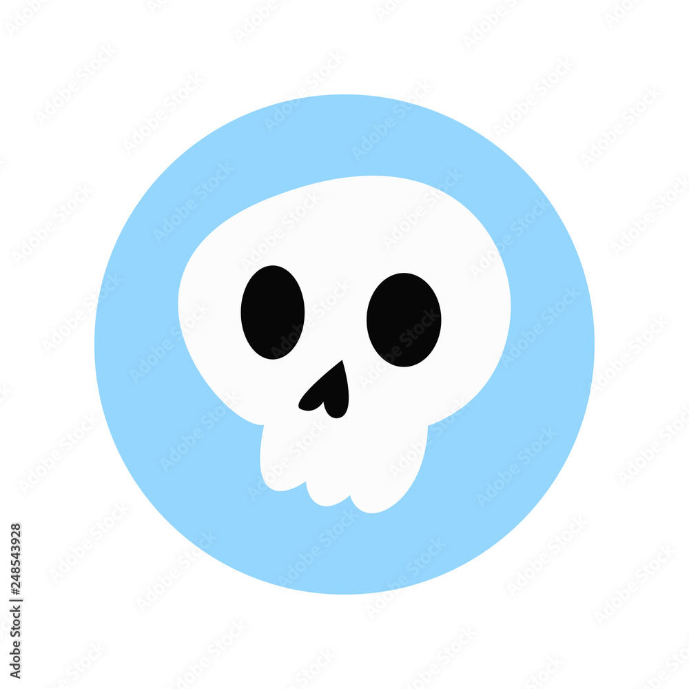 Skull. Skull icon. The symbol of the skull. Logo skull. Vector illustration. EPS 10. Skull. Skull icon. The symbol of the skull. Logo skull. Vector illustration. EPS 10.