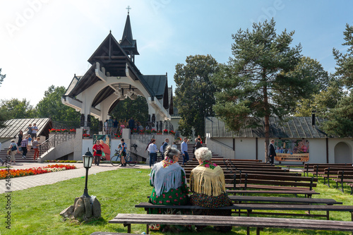 Obraz na płótnie Harvest Festival (dozynki) in Shepherdess of Podhale w salonie