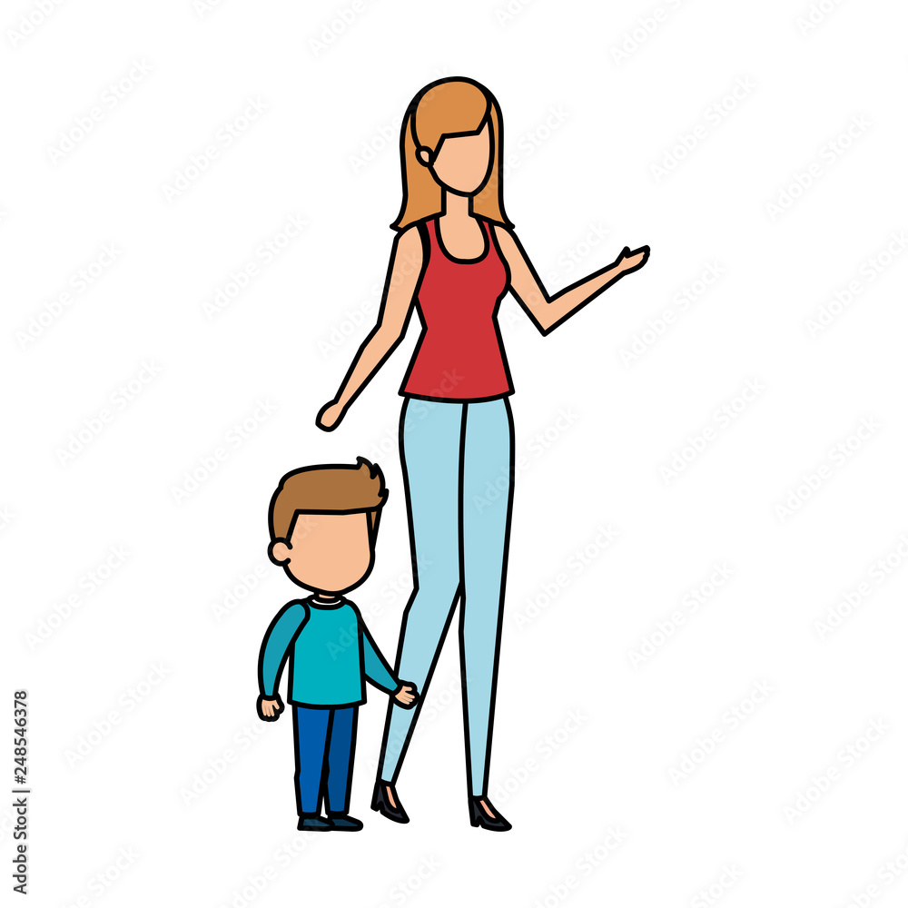 mother with son characters mother with son characters