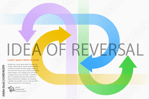 Reversal Image Graphics, Arrows Background