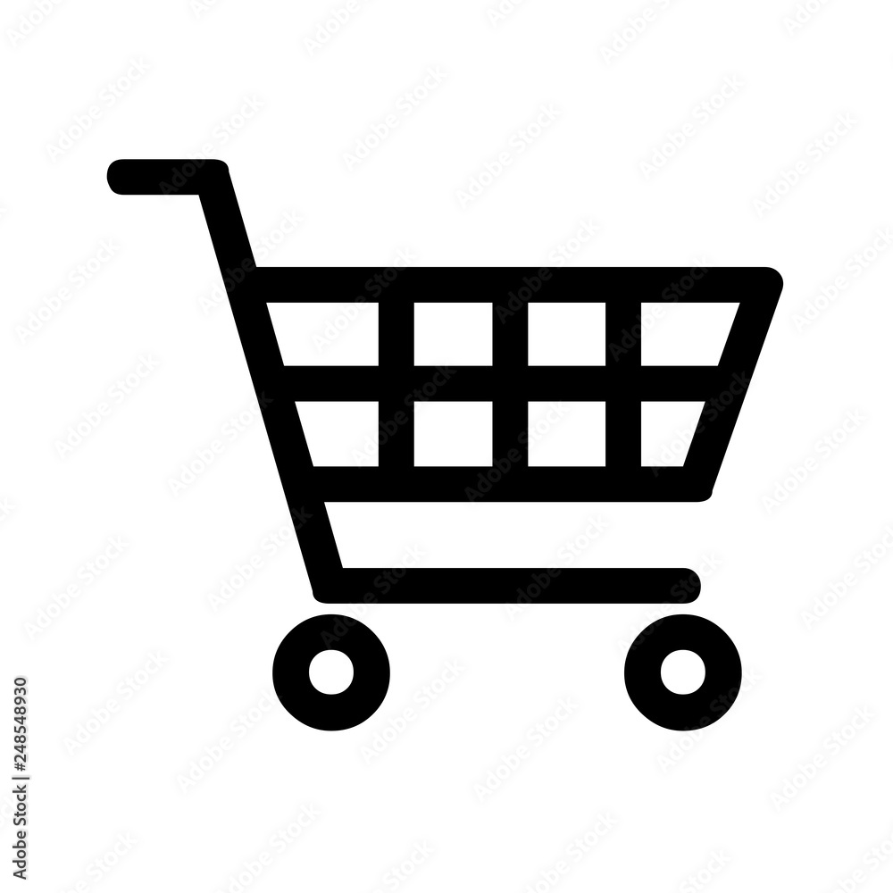 Shopping cart symbol Shopping cart symbol