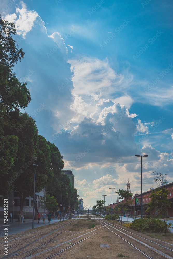 Fototapeta premium road to the city