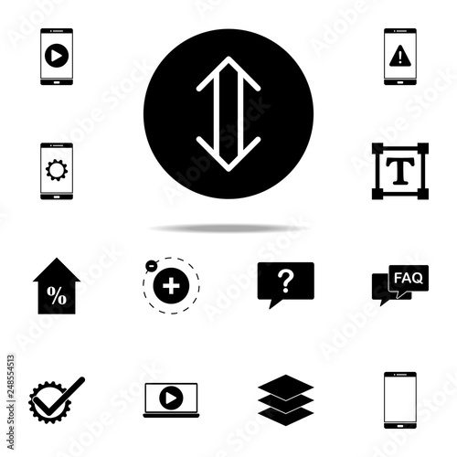 arrows of different directions icon. web icons universal set for web and mobile