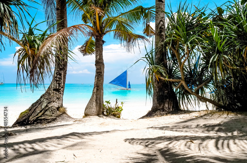 Boracay Tropical Island dream paradise Philippines white sand