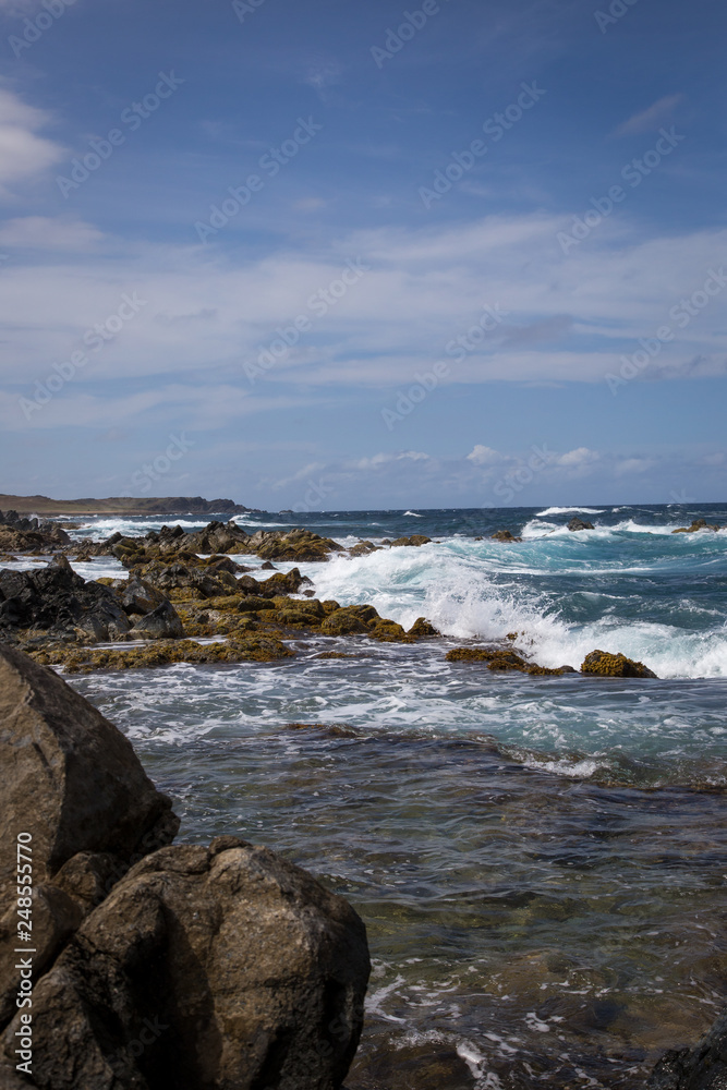 Views around the Natural Pool in Aruba