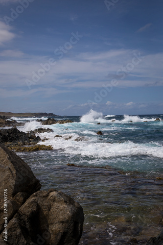 Views around the Natural Pool in Aruba photo