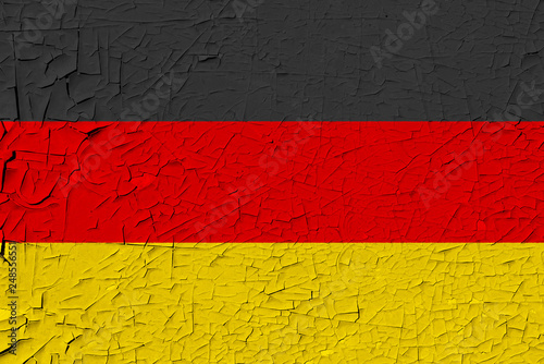 germany painted flag