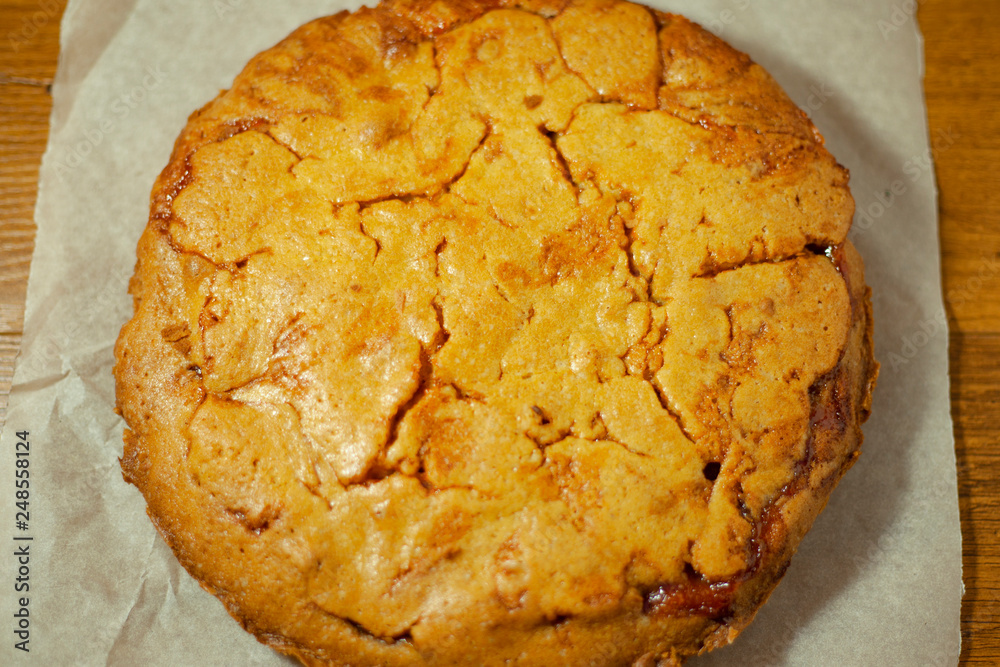 apricot jam pie on parchment paper apricot jam pie on parchment paper