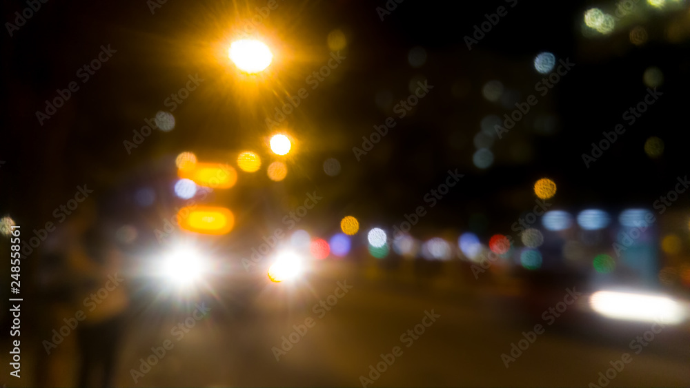 I transit the night in blur I transit the night in blur