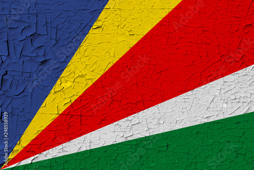 Seychelles painted flag