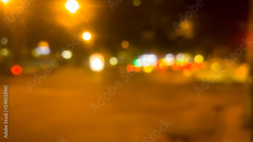 background night blur