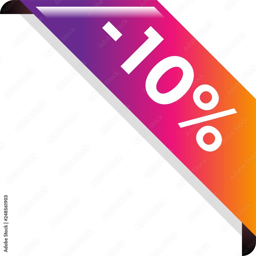 Corner Ribbon Banner Vector, Illustration Corner Ribbon Banner Vector, Illustration