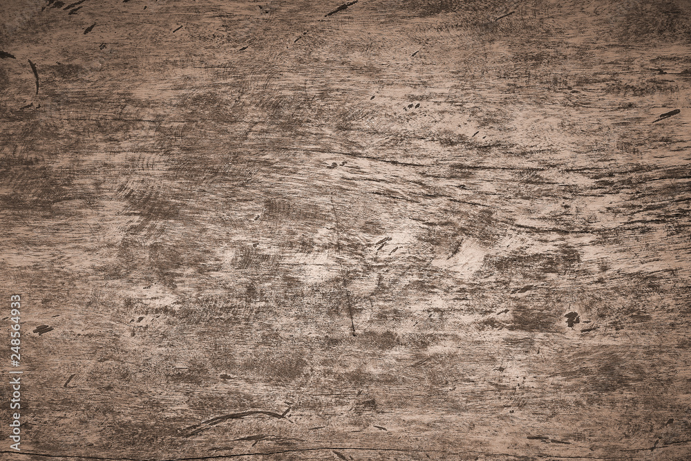 Obraz premium old brown wooden background texture.