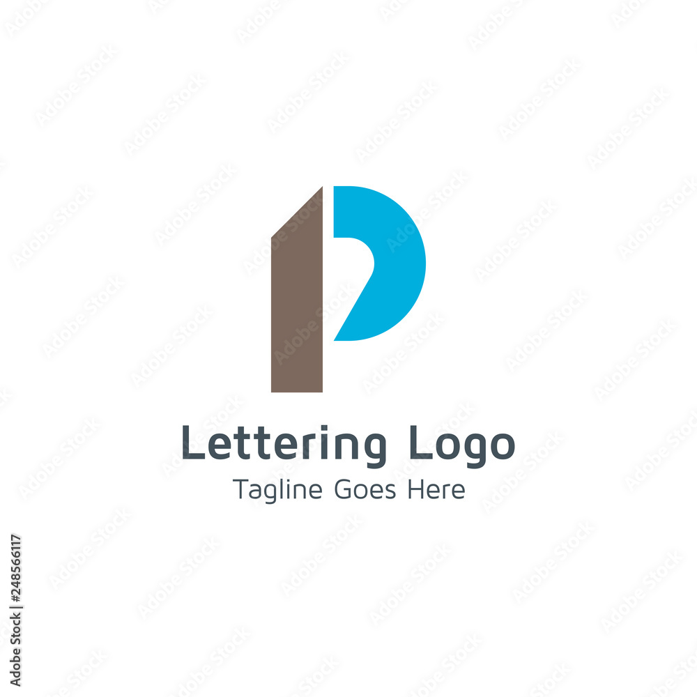 Lettering P Vector Lettering P Vector