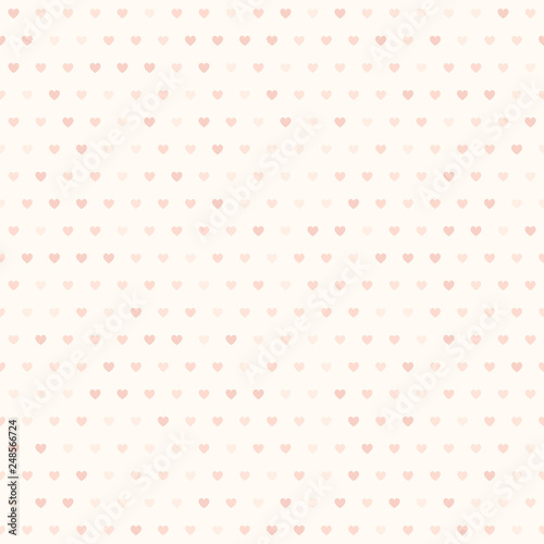 Rose heart pattern. Seamless vector