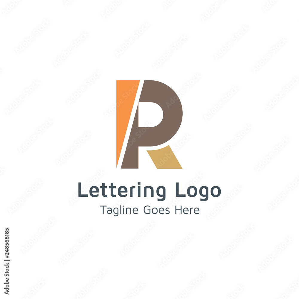 Lettering R Vector Lettering R Vector