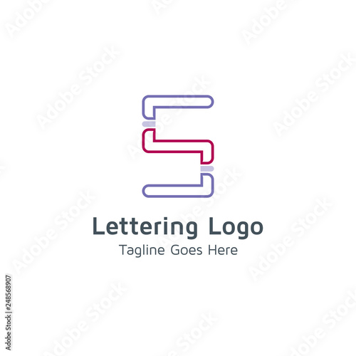 Lettering S Vector