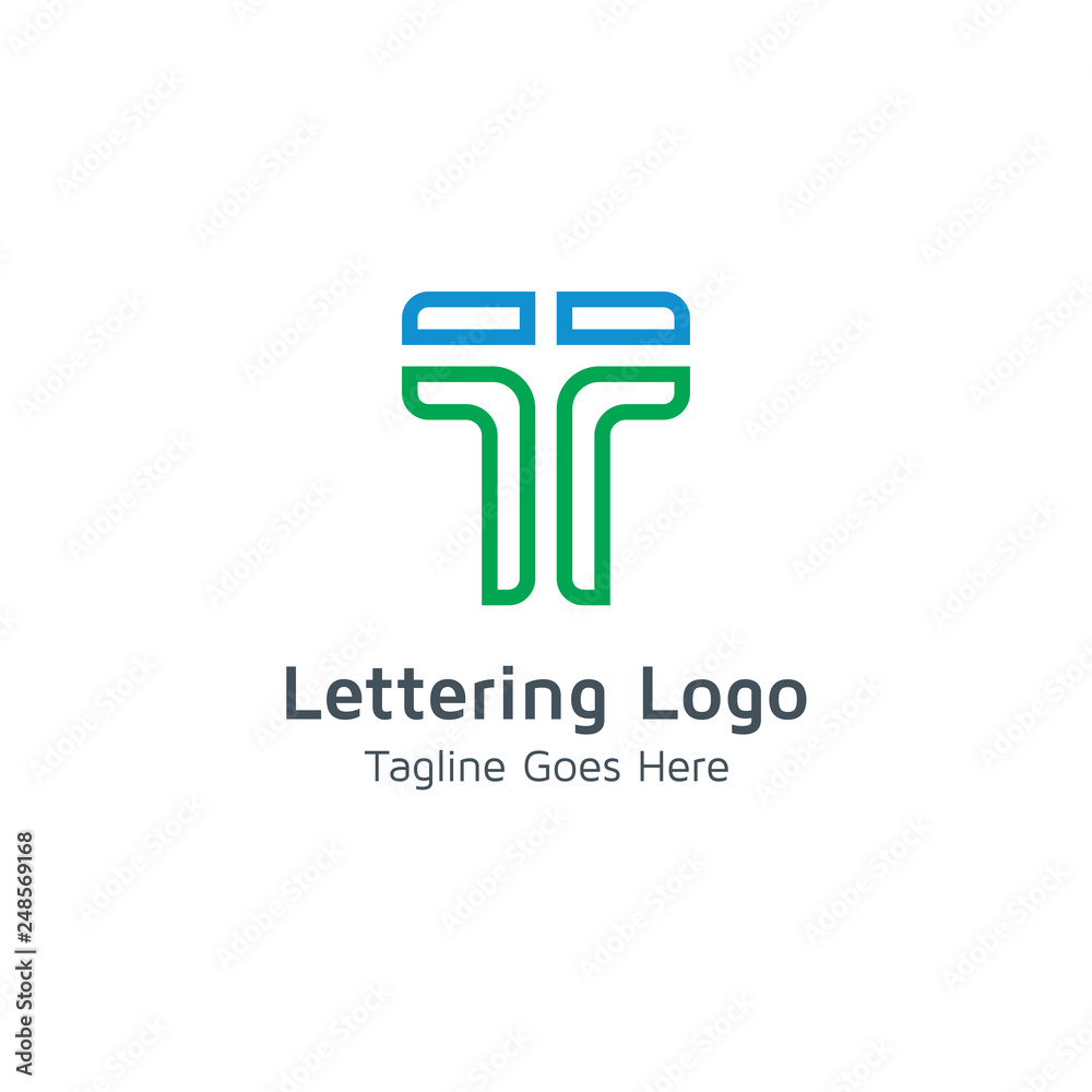 Lettering T Vector Lettering T Vector