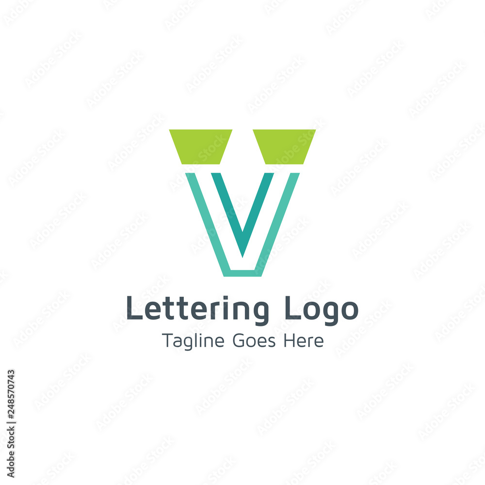 Lettering V Vector Lettering V Vector