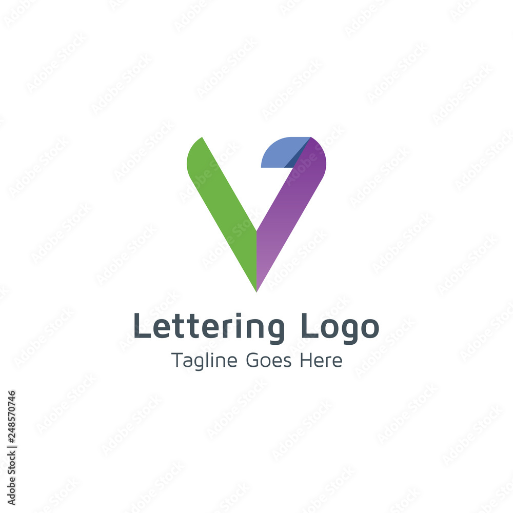 Lettering V Vector Lettering V Vector