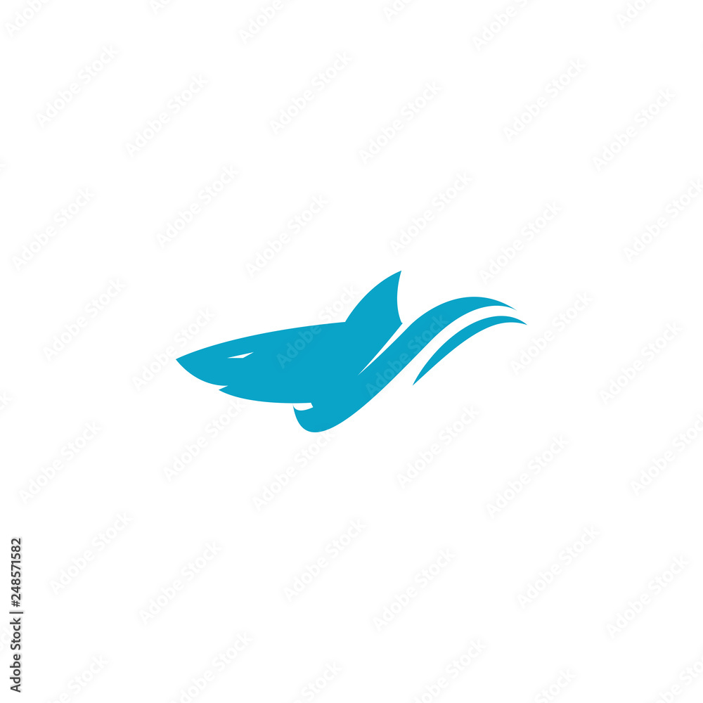 Hunter blue shark icon