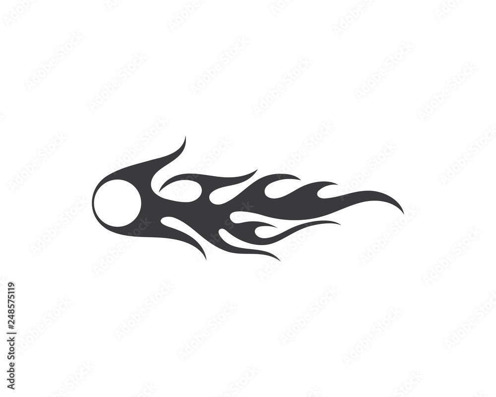Fire flame Logo Template vector icon Oil, gas and energy logo Fire flame Logo Template vector icon Oil, gas and energy logo