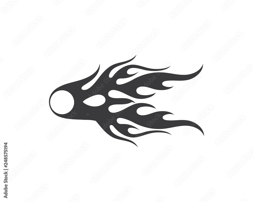 Fire flame Logo Template vector icon Oil, gas and energy logo Fire flame Logo Template vector icon Oil, gas and energy logo