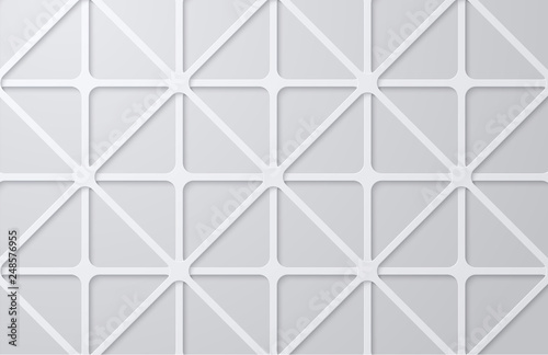 Grey abstract background with white geometric textured pattern.