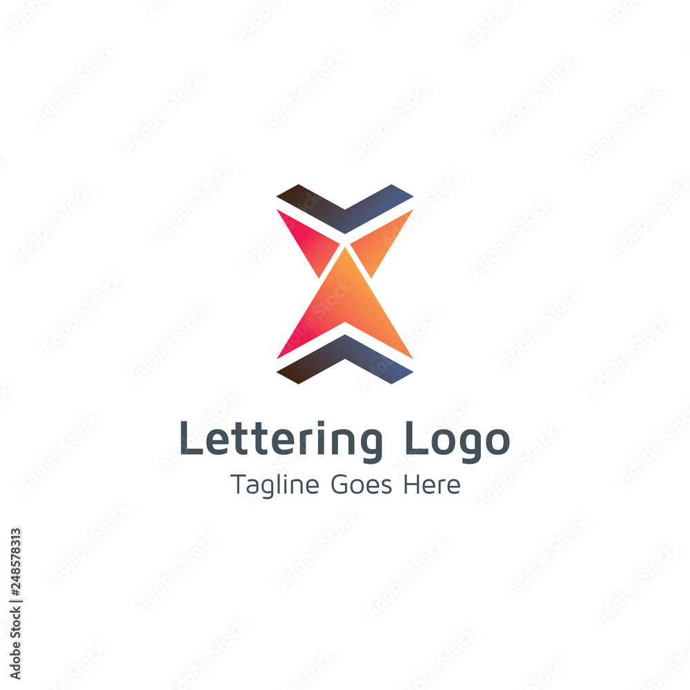 Lettering X Vector Lettering X Vector