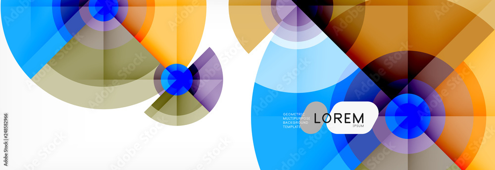 Geometric circle abstract background, creative geometric wallpaper. Geometric circle abstract background, creative geometric wallpaper.