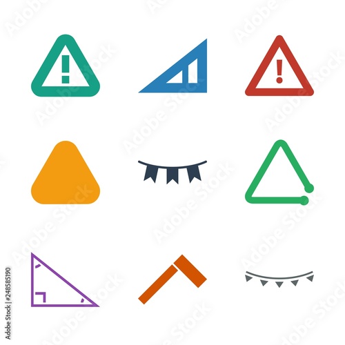 triangle icons