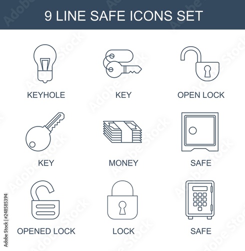 9 safe icons