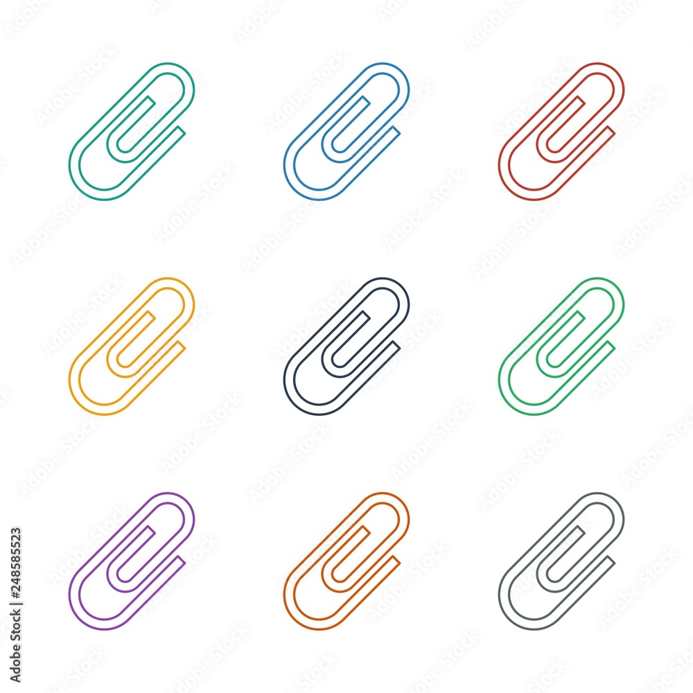 clip icon white background clip icon white background