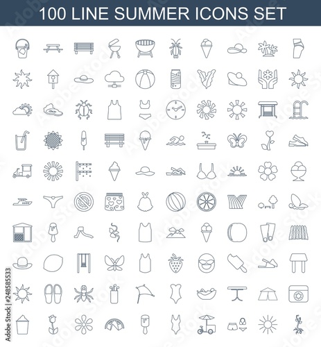 100 summer icons