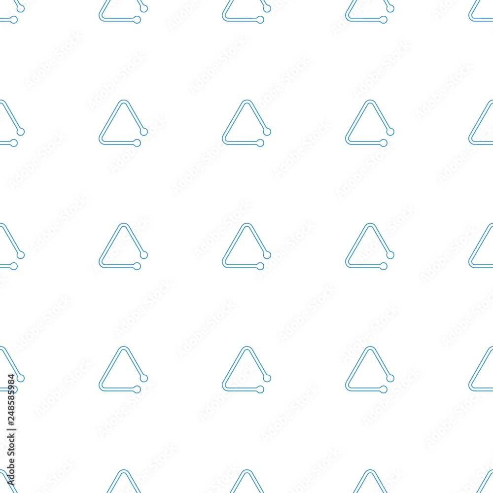 triangle musical instrument icon pattern seamless white background triangle musical instrument icon pattern seamless white background