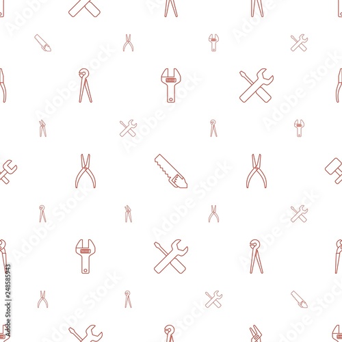 wrench icons pattern seamless white background