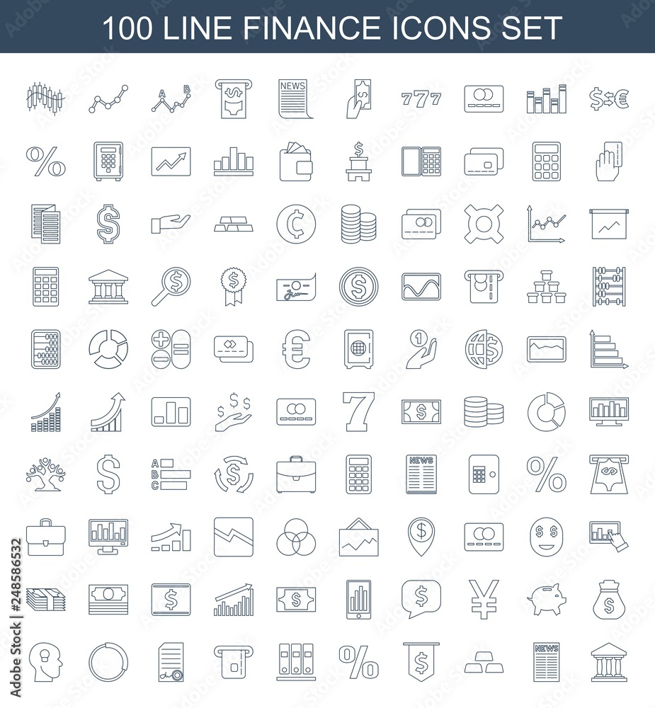 finance icons