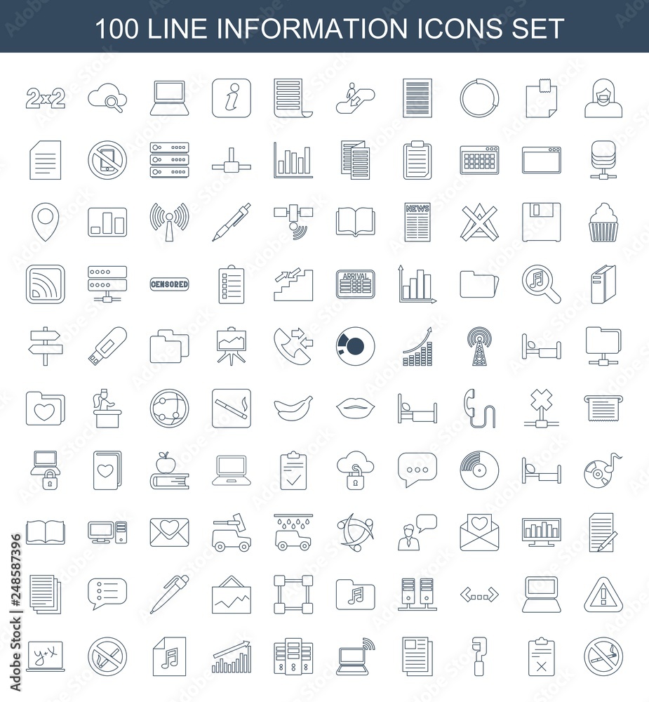 100 information icons 100 information icons