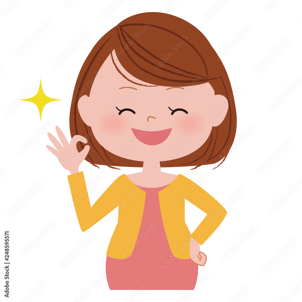 妊婦さん　笑顔