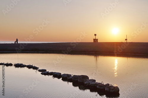 Seggio beach, Marina di Castagneto Carducci, Tuscany, Italy photo